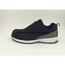 Strong Fabric Flyknit Wear Resisting Soft with Toe Protection Safety Shoes (16039)